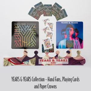 1-24 - Years & Years Collection Hand Fans, Playing Cards and Paper Crowns