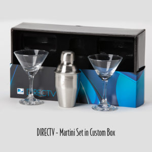 2-9 - DIRECTV Martini Set in Custom Box