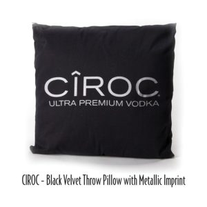 7-1 - CIROC Throw Pillow with Metallic Ink Imprint