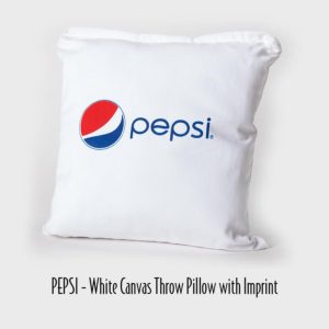 7-2 - Pepsi Canvas Throw Pillow