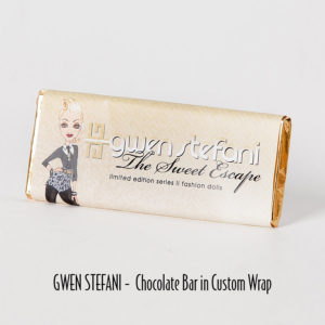 3-4 - GWEN STEFANI - Chocolate Bar in Custom Wrap